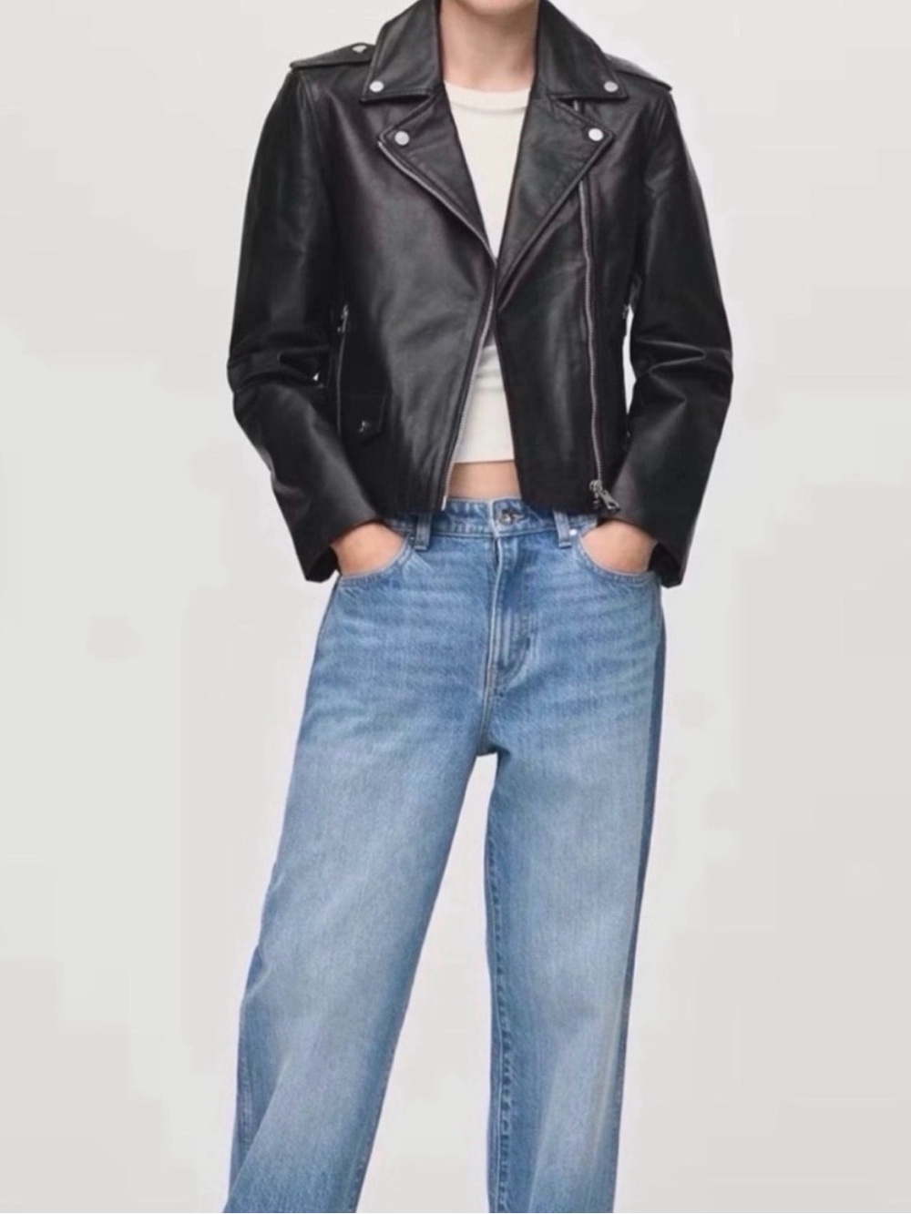 Leather Moto Jacket